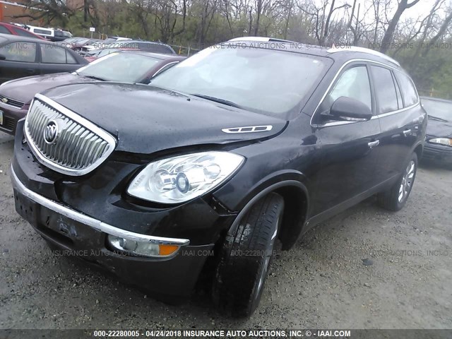 5GALRCED0AJ203810 - 2010 BUICK ENCLAVE CXL 黑色 照片 2
