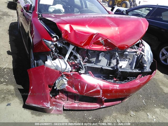 4T1BF1FK8CU581911 - 2012 TOYOTA CAMRY SE/LE/XLE 红色 照片 6