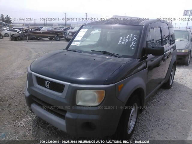 5J6YH17384L014180 - 2004 HONDA ELEMENT LX BLACK photo 2