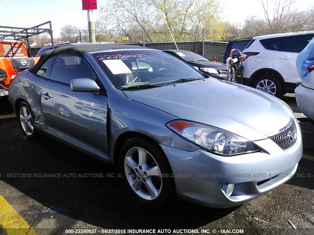 4T1FA38P36U095371 - 2006 TOYOTA CAMRY SOLARA SE/SLE Light Blue photo 1