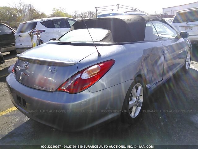 4T1FA38P36U095371 - 2006 TOYOTA CAMRY SOLARA SE/SLE Light Blue photo 4