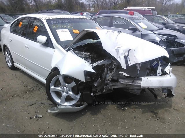 4S3BL676256226154 - 2005 SUBARU LEGACY GT LIMITED WHITE photo 6