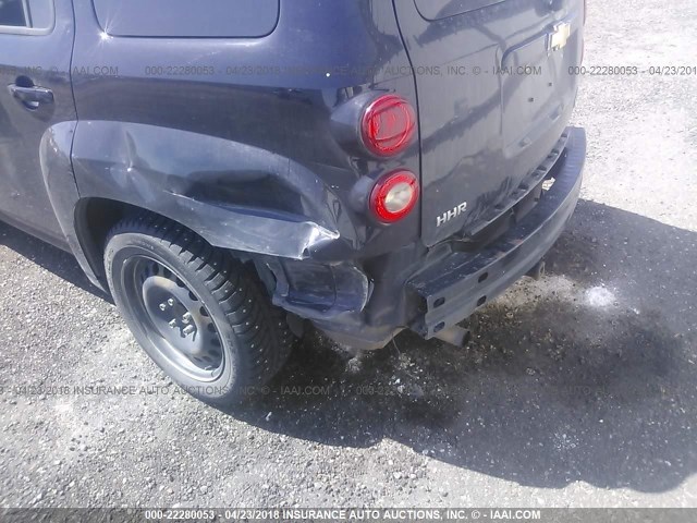 3GNCA33BX9S592447 - 2009 CHEVROLET HHR LS შავი ფოტო 6