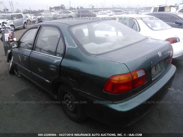 2HGEJ6619YH540090 - 2000 HONDA CIVIC SE GREEN photo 3