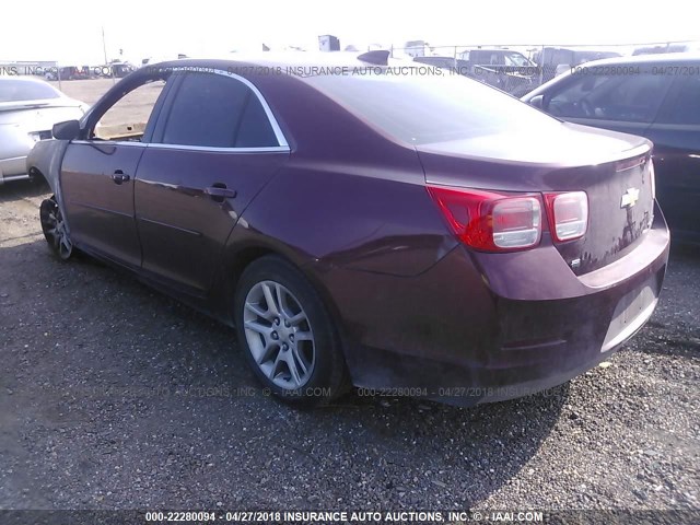 1G11C5SL5FF110136 - 2015 CHEVROLET MALIBU 1LT 栗色 照片 3