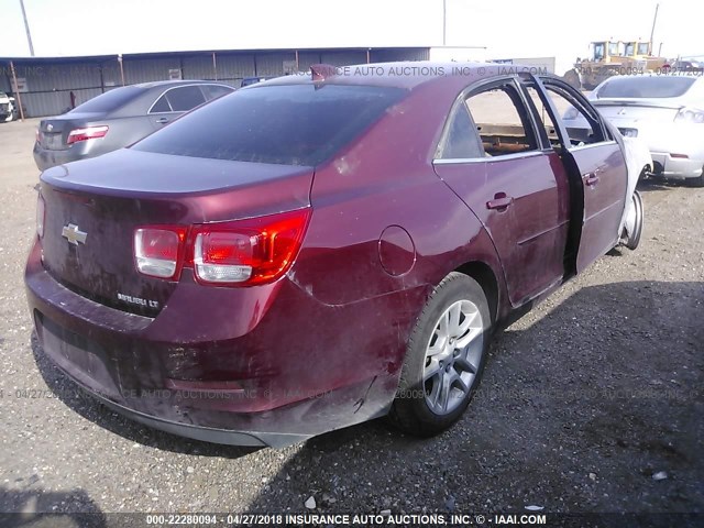 1G11C5SL5FF110136 - 2015 CHEVROLET MALIBU 1LT 栗色 照片 4