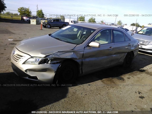 4T1BE46K39U399210 - 2009 TOYOTA CAMRY SE/LE/XLE GOLD photo 2