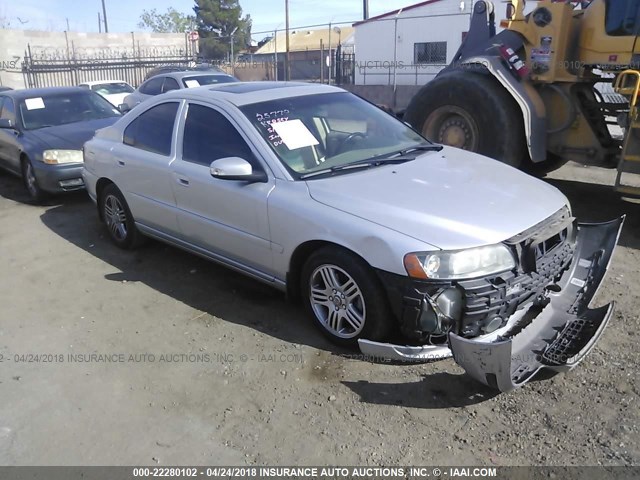 YV1RS592X82684004 - 2008 VOLVO S60 2.5T SILVER photo 1