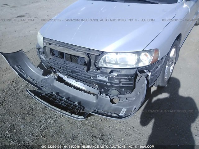 YV1RS592X82684004 - 2008 VOLVO S60 2.5T SILVER photo 6