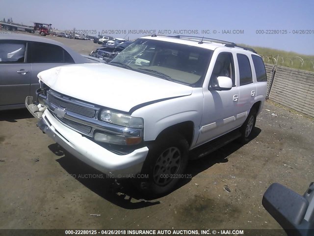 1GNEC13T74J292066 - 2004 CHEVROLET TAHOE C1500 WHITE photo 2