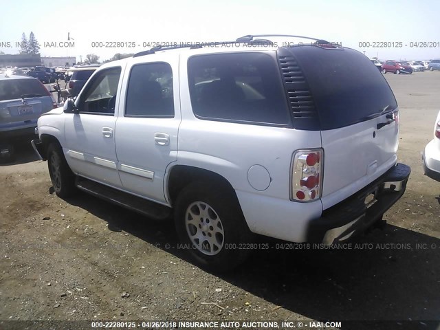 1GNEC13T74J292066 - 2004 CHEVROLET TAHOE C1500 WHITE photo 3