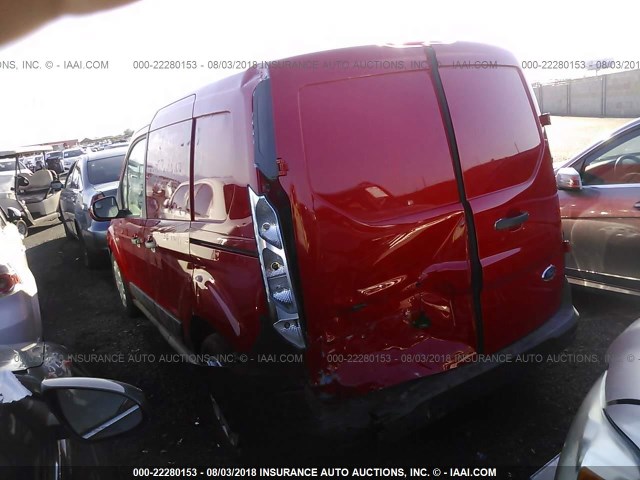 NM0LS6E71H1320477 - 2017 FORD TRANSIT CONNECT XL RED photo 3