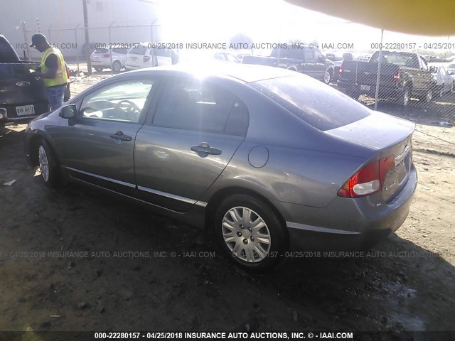 19XFA1F37AE069730 - 2010 HONDA CIVIC VP GRAY photo 3