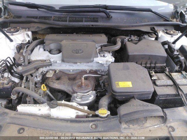 4T4BF1FK3CR199596 - 2012 TOYOTA CAMRY SE/LE/XLE თეთრი ფოტო 10