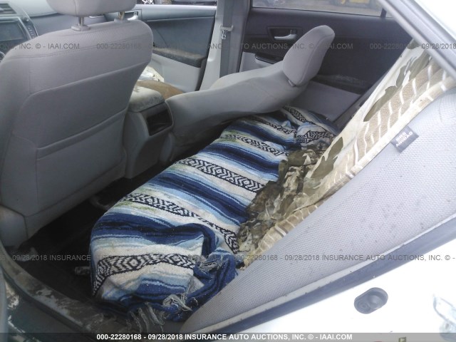 4T4BF1FK3CR199596 - 2012 TOYOTA CAMRY SE/LE/XLE თეთრი ფოტო 8