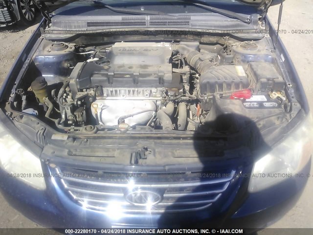 KNAFE122075466683 - 2007 KIA SPECTRA EX/LX BLUE photo 10