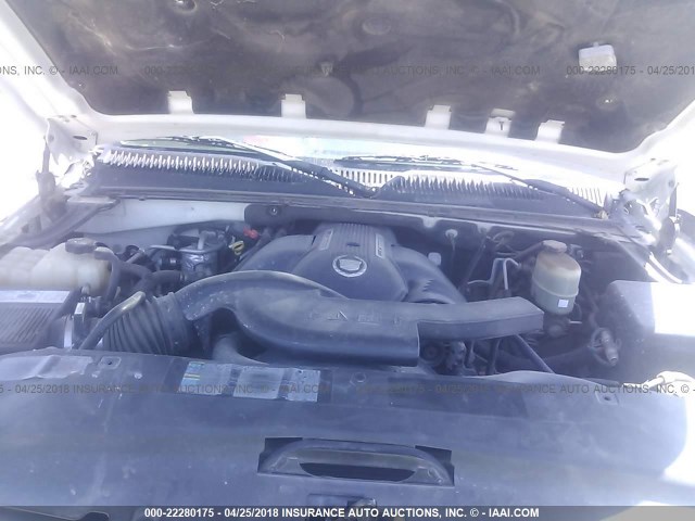 1GYEK63N62R304596 - 2002 CADILLAC ESCALADE LUXURY 白色 照片 10