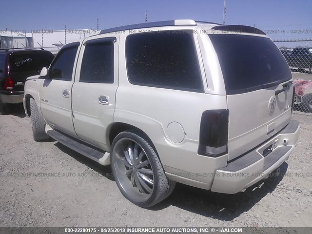 1GYEK63N62R304596 - 2002 CADILLAC ESCALADE LUXURY WHITE photo 3