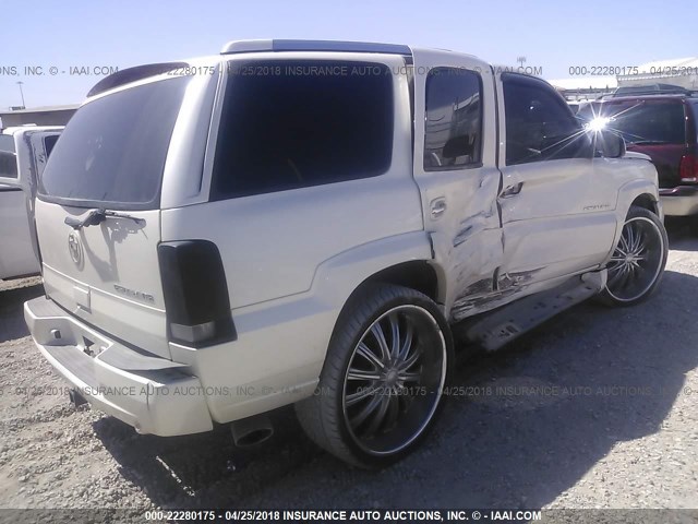 1GYEK63N62R304596 - 2002 CADILLAC ESCALADE LUXURY WHITE photo 4