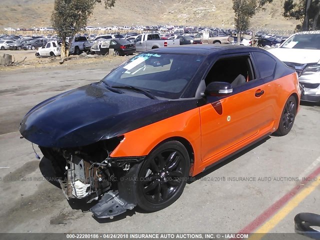 JTKJF5C7XFJ005680 - 2015 TOYOTA SCION TC 橙色 照片 2