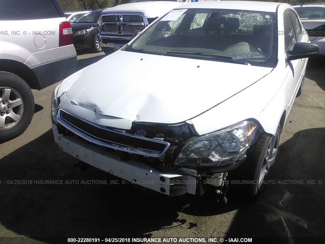 1G1ZB5E18BF107824 - 2011 CHEVROLET MALIBU LS 白色 照片 6