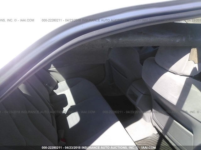 4T1BE46K29U865225 - 2009 TOYOTA CAMRY SE/LE/XLE SILVER photo 8