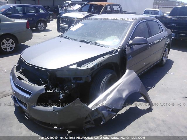 1G1ZC5EB1AF268049 - 2010 CHEVROLET MALIBU 1LT 棕色 照片 2