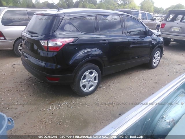 1FMCU0F76HUC59677 - 2017 FORD ESCAPE S BLACK photo 4