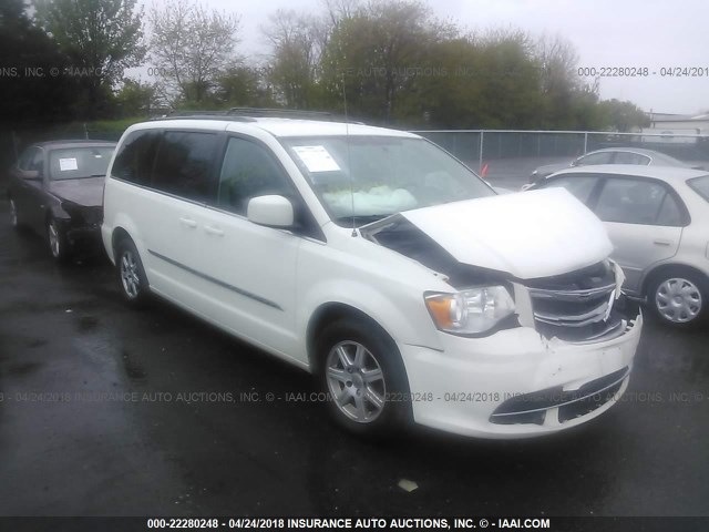 2C4RC1BG1CR189864 - 2012 CHRYSLER TOWN & COUNTRY TOURING WHITE photo 1