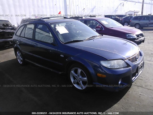 JM1BJ245921606000 - 2002 MAZDA PROTEGE PR5 蓝色 照片 1