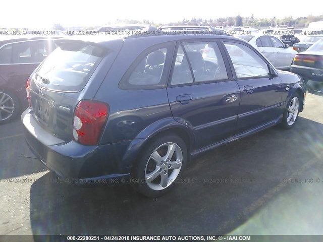 JM1BJ245921606000 - 2002 MAZDA PROTEGE PR5 蓝色 照片 4