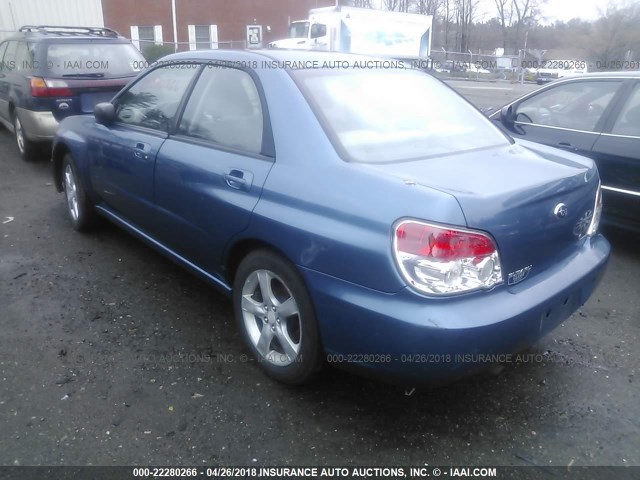 JF1GD61667H501730 - 2007 SUBARU IMPREZA 2.5I BLUE photo 3