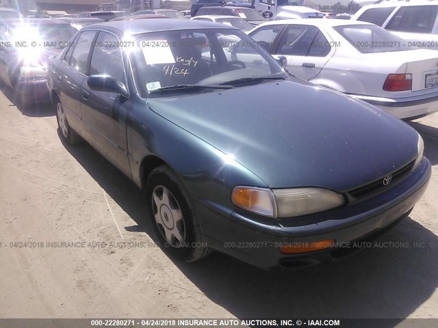 JT2BF12K8T0185844 - 1996 TOYOTA CAMRY LE/XLE/SE მწვანე ფოტო 1