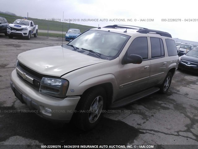 1GNET16P946209920 - 2004 CHEVROLET TRAILBLAZER EXT LS/EXT LT GOLD photo 2