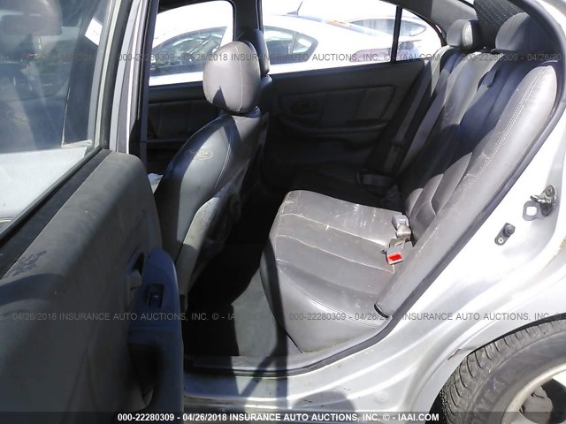 KMHDN46D04U778488 - 2004 HYUNDAI ELANTRA GLS/GT SILVER photo 8