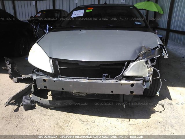 1G2ZG57B184154815 - 2008 PONTIAC G6 SE GRAY photo 6