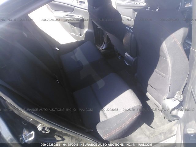 JF1VA1B68G9833745 - 2016 SUBARU WRX GRAY photo 8