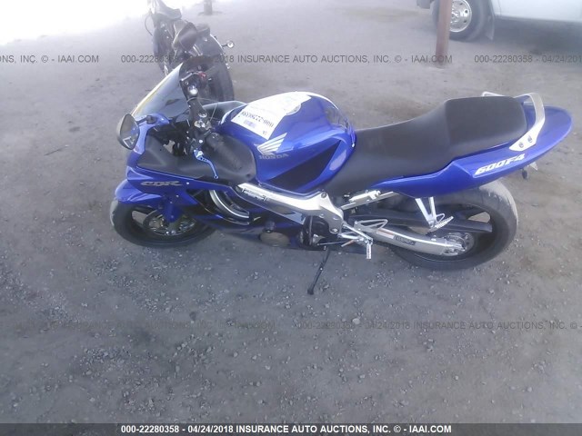 JH2PC35096M700463 - 2006 HONDA CBR600 F4 BLUE photo 9