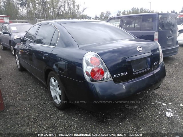 1N4AL11D05C376339 - 2005 NISSAN ALTIMA S/SL BLUE photo 3