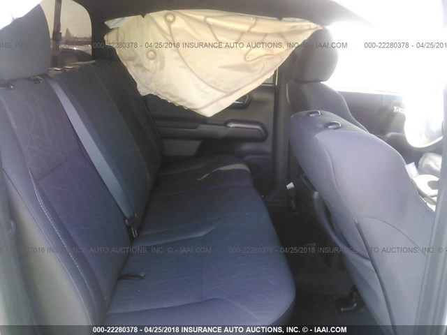 3TMCZ5AN4GM042236 - 2016 TOYOTA TACOMA DBL CAB/SR/SR5/TRD SPT/OR WHITE photo 8