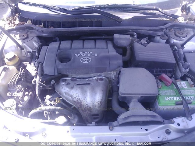 4T1BF3EK5AU007163 - 2010 TOYOTA CAMRY SE/LE/XLE 银色 照片 10