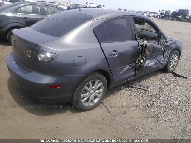 JM1BK32F371732181 - 2007 MAZDA 3 I ვერცხლისფერი ფოტო 4