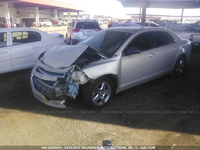 1G1ZB5EB8AF133041 - 2010 CHEVROLET MALIBU LS 棕色 照片 2
