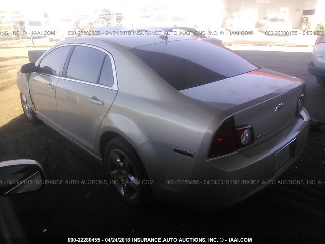 1G1ZB5EB8AF133041 - 2010 CHEVROLET MALIBU LS 棕色 照片 3