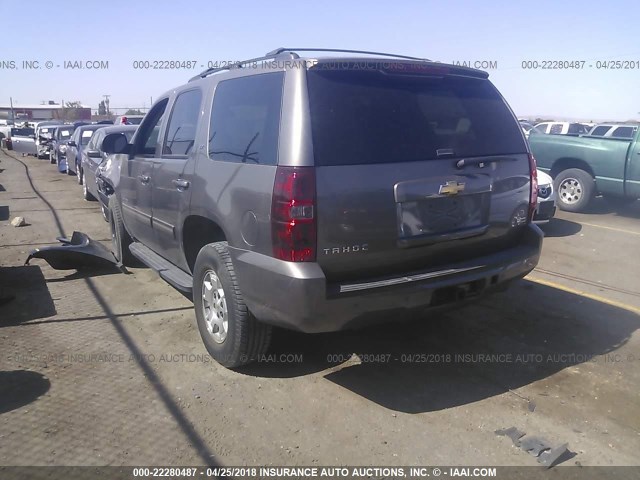 1GNSKBE06BR218022 - 2011 CHEVROLET TAHOE K1500 LT BROWN photo 3