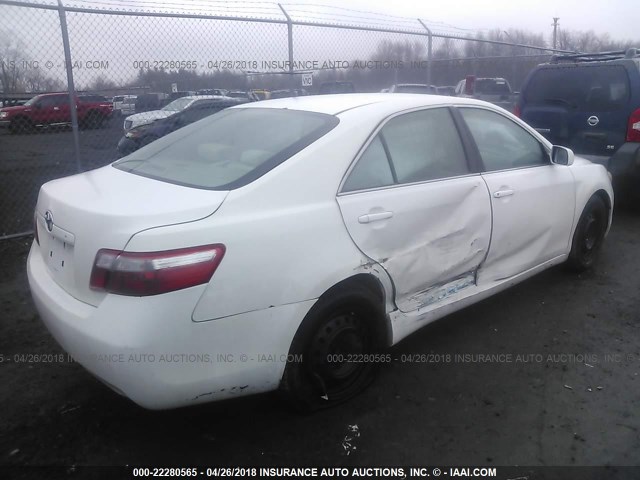 4T1BE46K99U871541 - 2009 TOYOTA CAMRY SE/LE/XLE WHITE photo 4