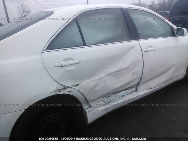 4T1BE46K99U871541 - 2009 TOYOTA CAMRY SE/LE/XLE WHITE photo 6