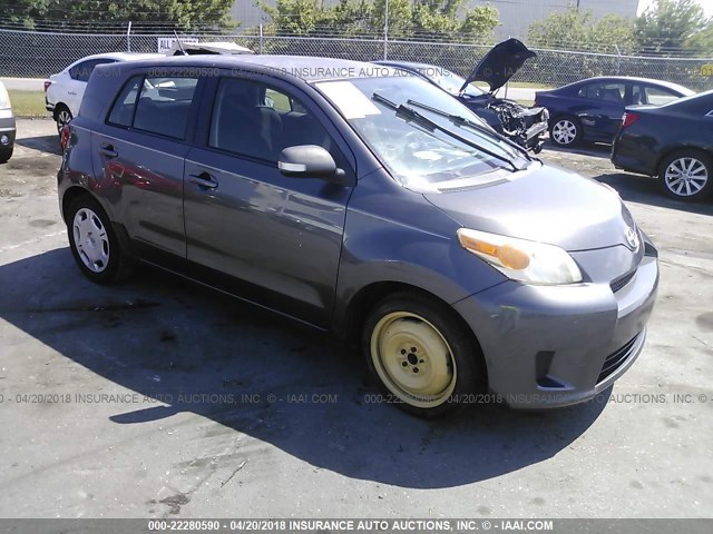 JTKKU10478J017057 - 2008 TOYOTA SCION XD GRAY photo 1