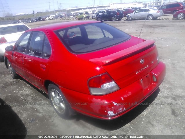 1N4DL01D9XC226109 - 1999 NISSAN ALTIMA XE/GXE/SE/GLE RED photo 3