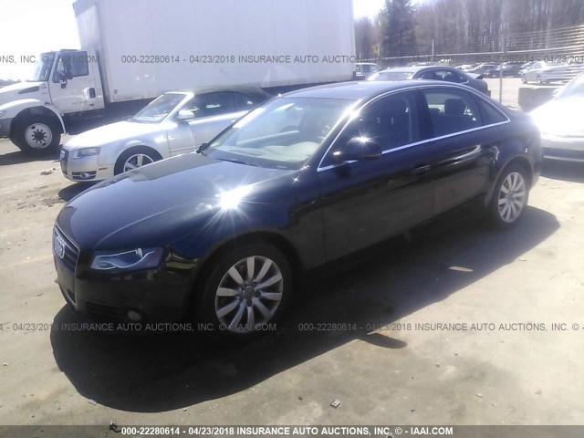 WAUSF78K59A136960 - 2009 AUDI A4 PREMIUM PLUS BLACK photo 2